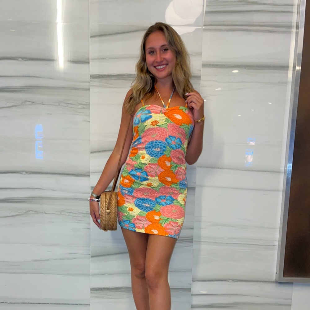 ZARA FLORAL DRESS - Picture 3 of 4